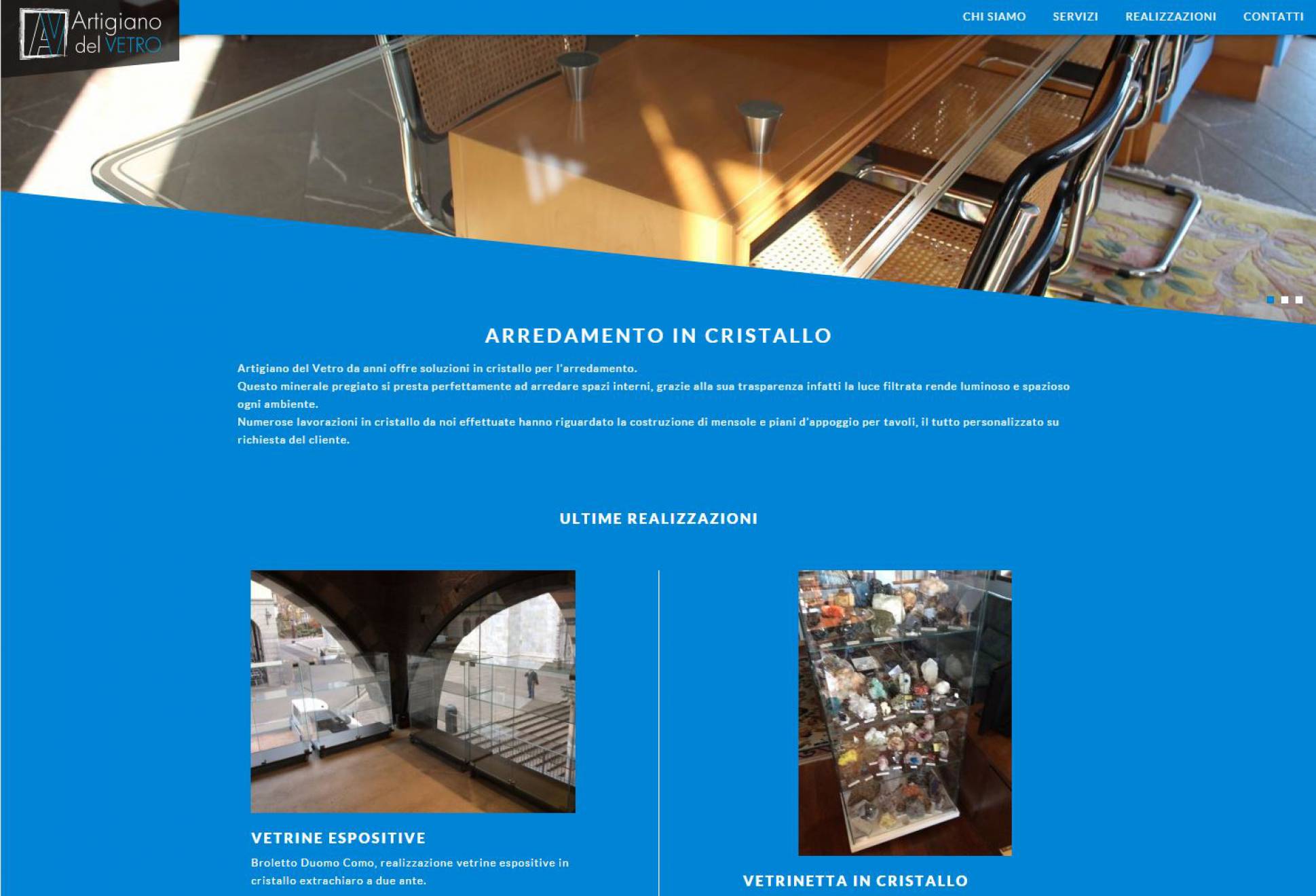 Servizi privato con ultime realizzazioni per quella categoria sito internet responsive NewVisibility web agency Como