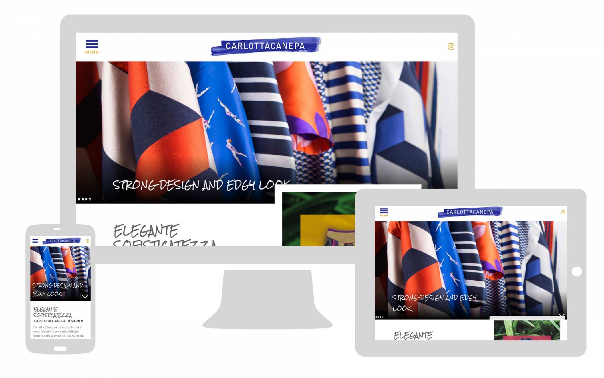 Sito web responsive Carlotta Canepa NewVisibility