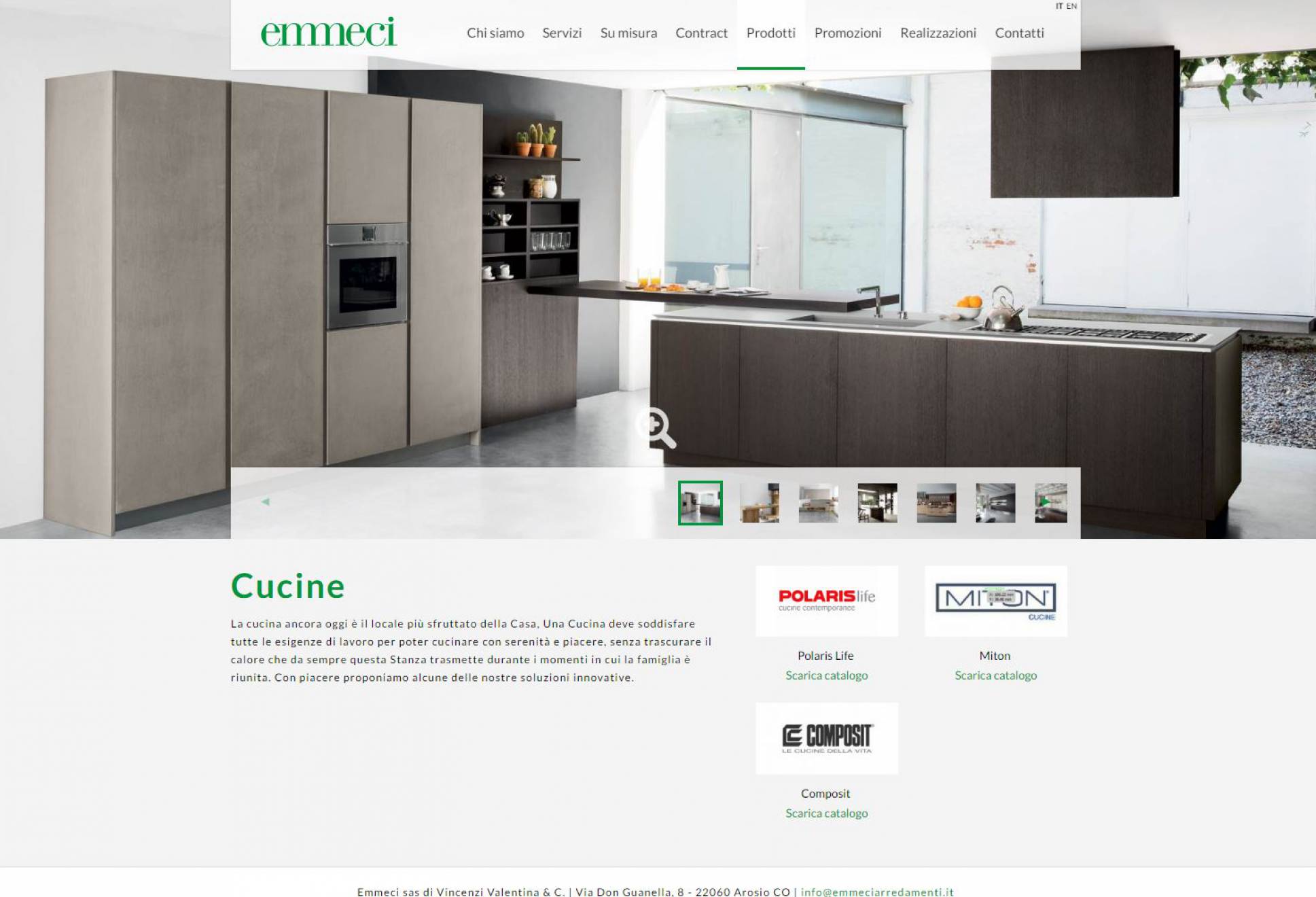 Realizzazione sito internet responsive Emmeci NewVisibility Como