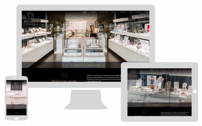 Sito internet responsive gold & co newvisibility