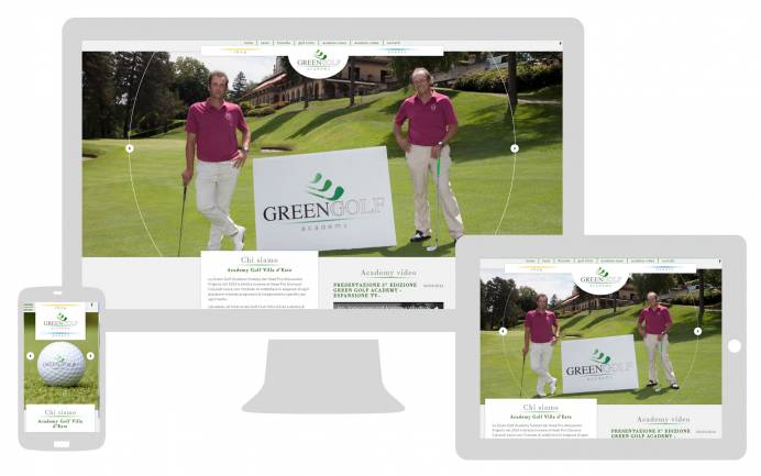 Sito internet responsive ottimizzato SEO Green Golf Academy NewVisibility