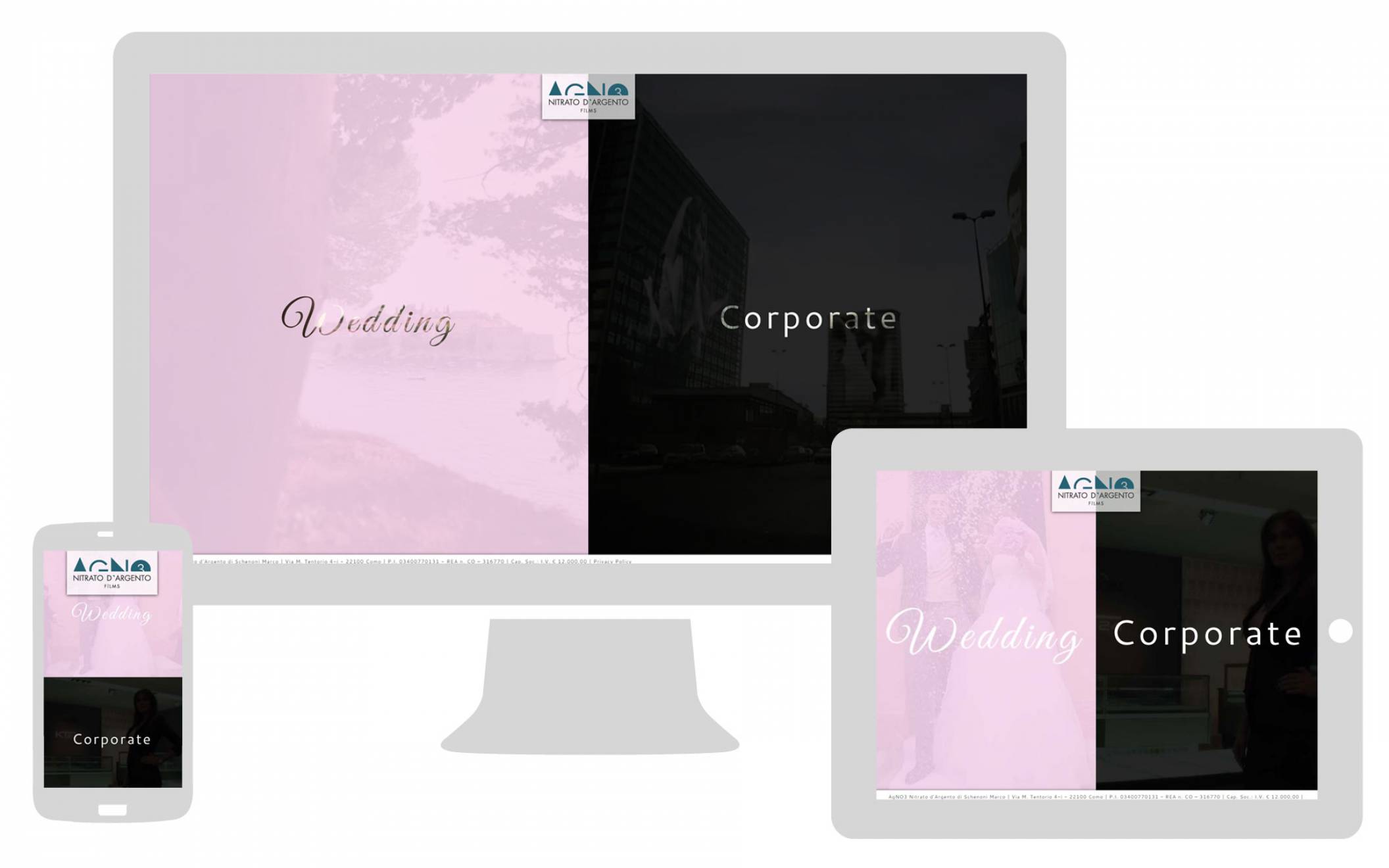 Sito internet responsive Nitrato d'argento