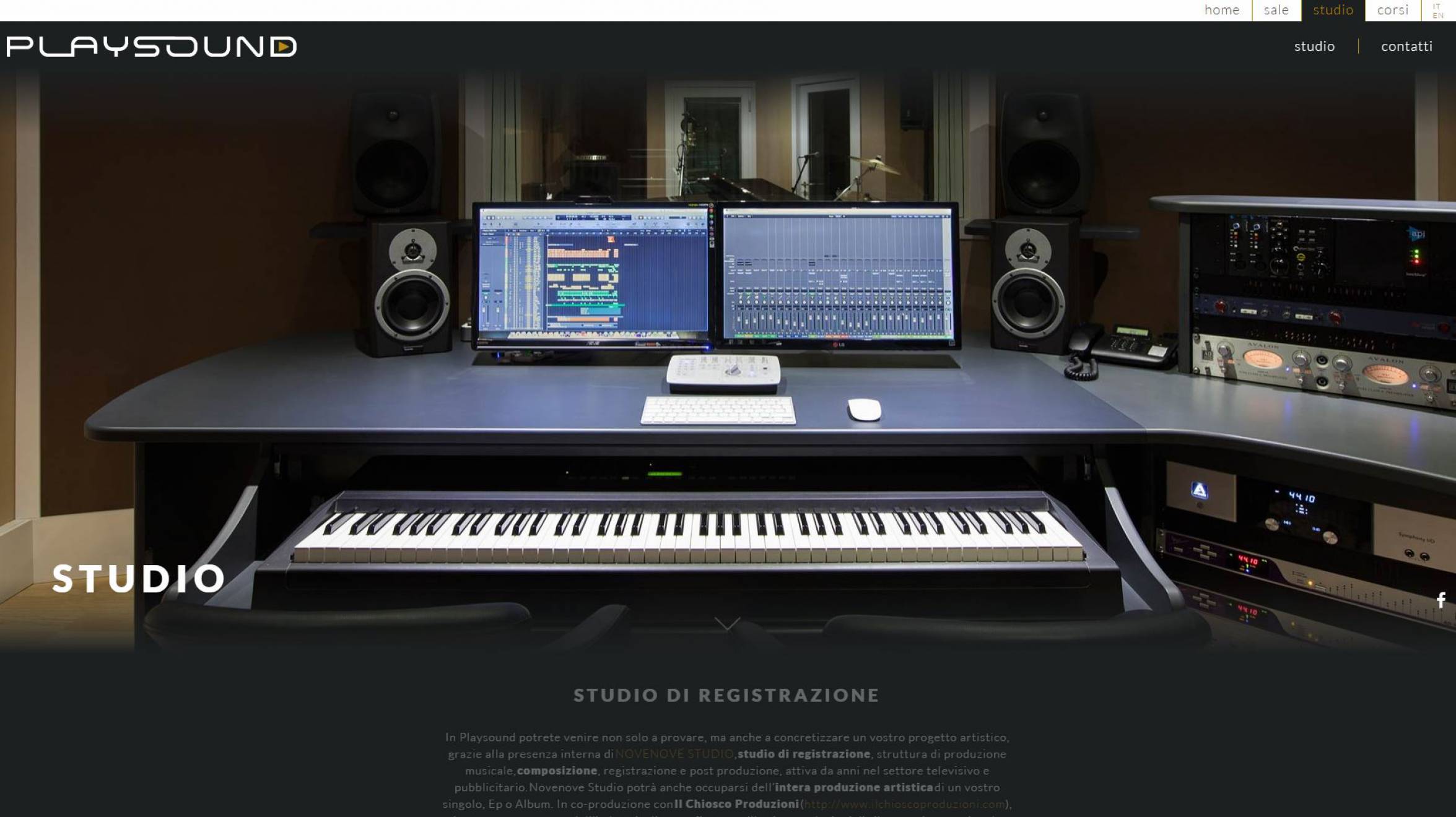 Studio Playsound sito internet