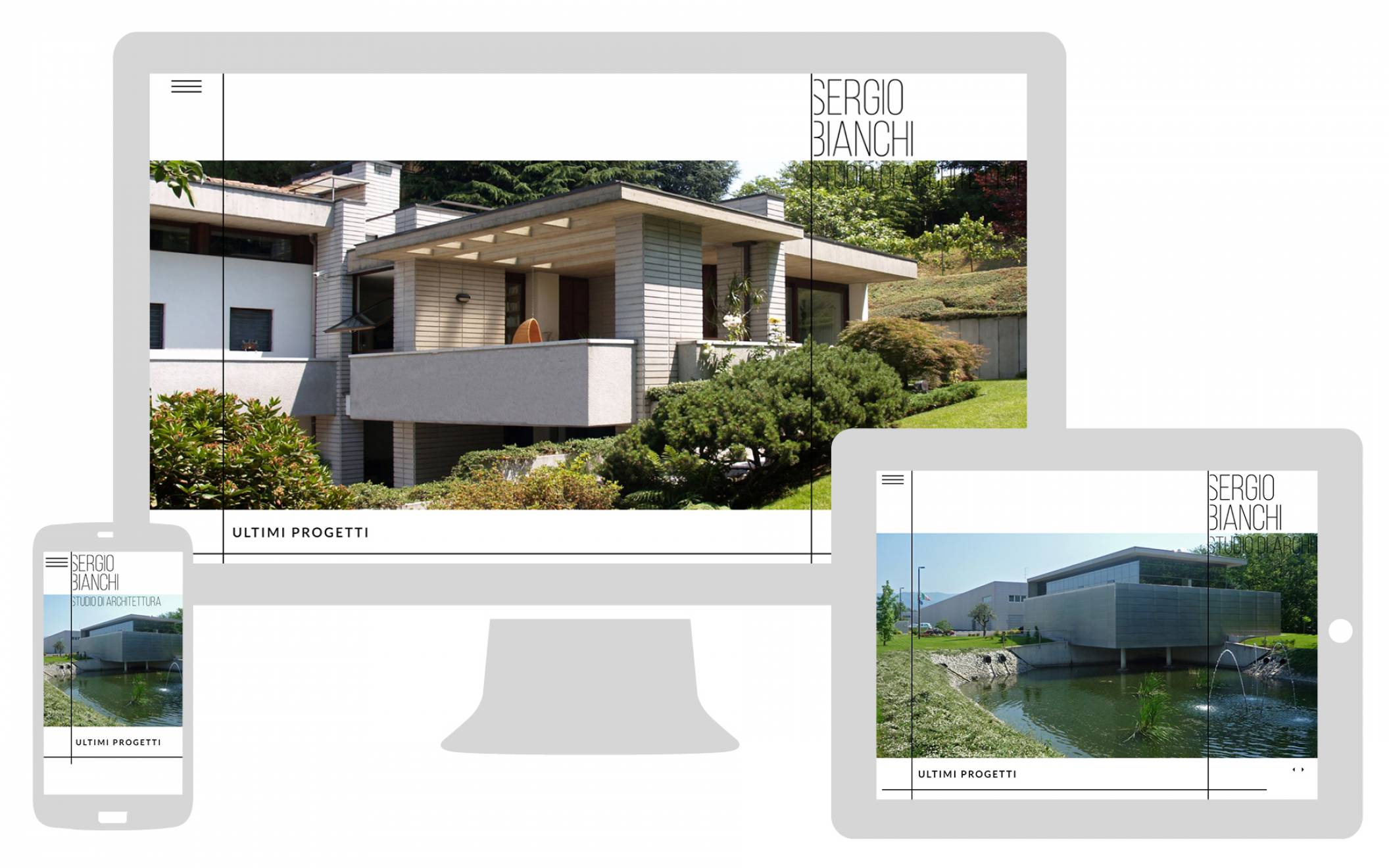 Sito internet studio architetto bianchi responsive