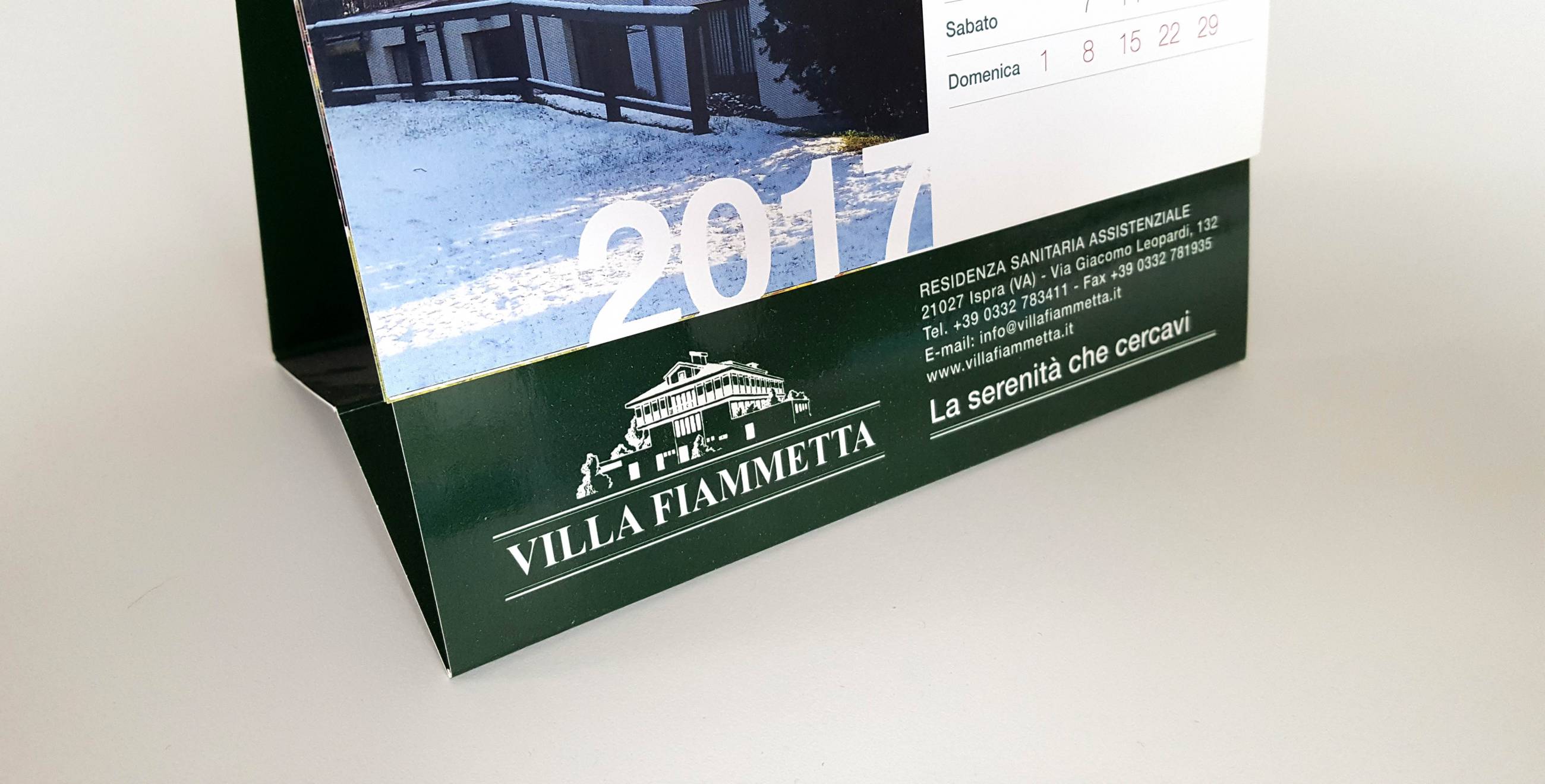 Produzione oggetti promozionali personalizzati Villa Fiammetta NewVisibility web agency Como