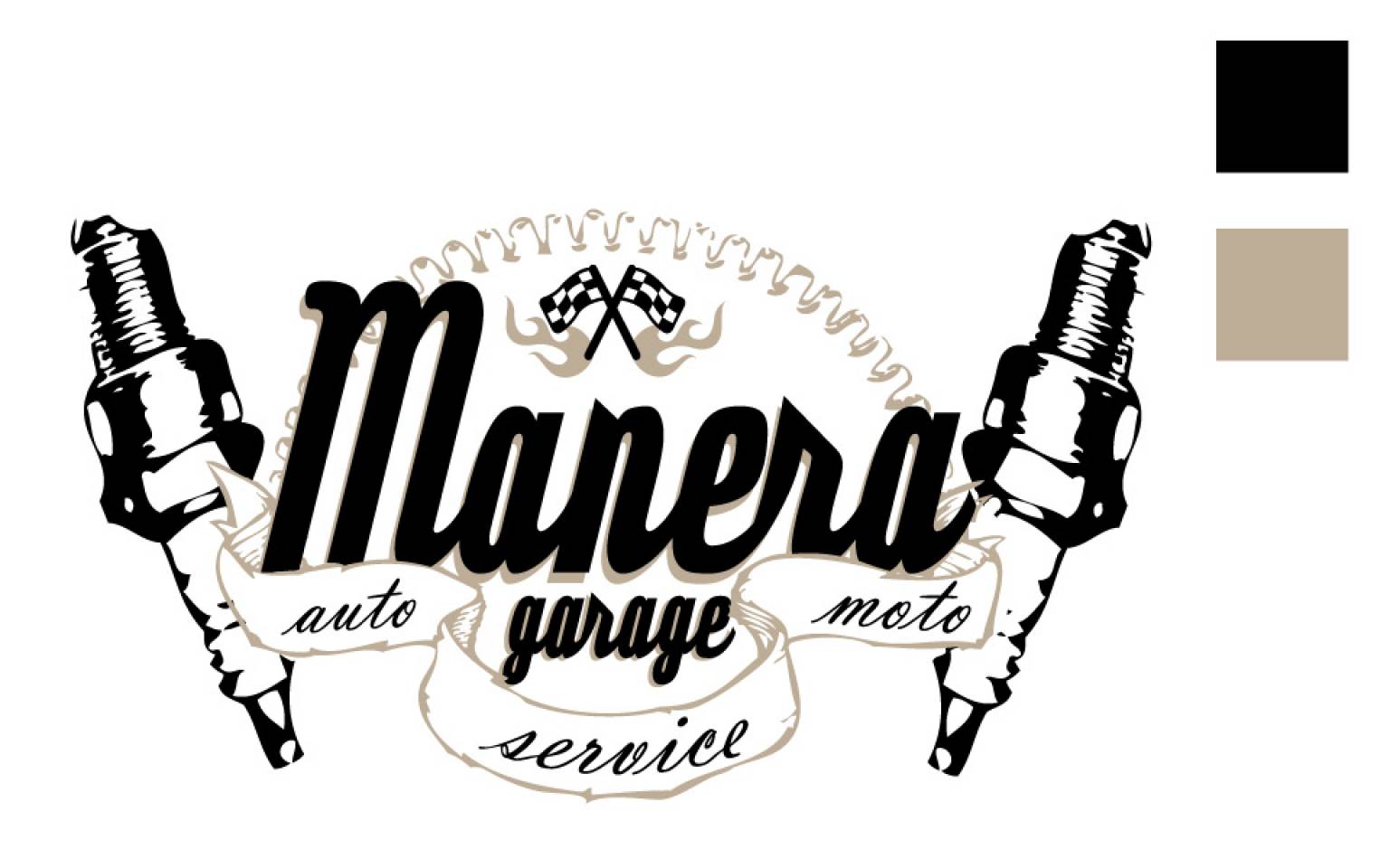 creazione logo Manera Garage agenzia di comunicazione