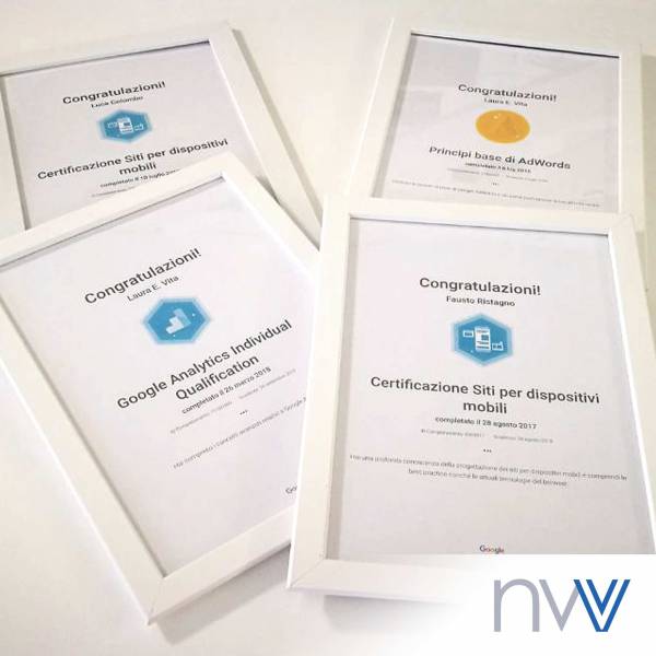 Il team NewVisibility è certificato Google! Una web agency al passo con i tempi