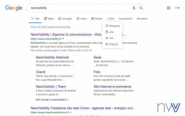 Arrivano le icone nella ricerca su Google desktop