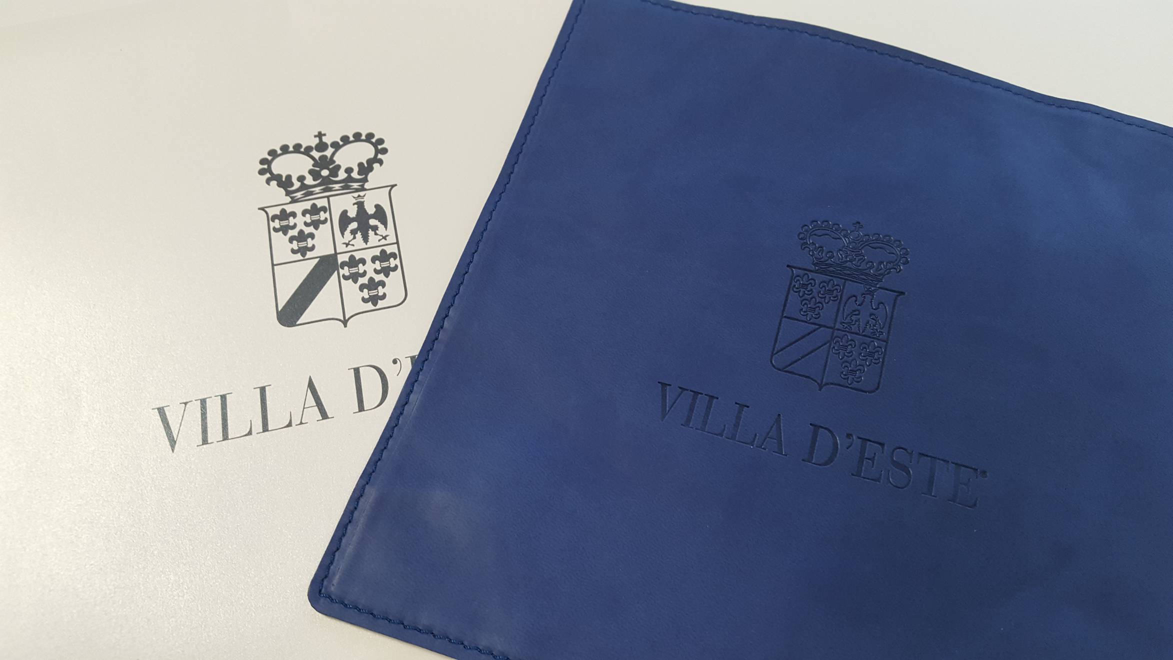 NewVisibility oggetti promozionali logo Villa d'Este
