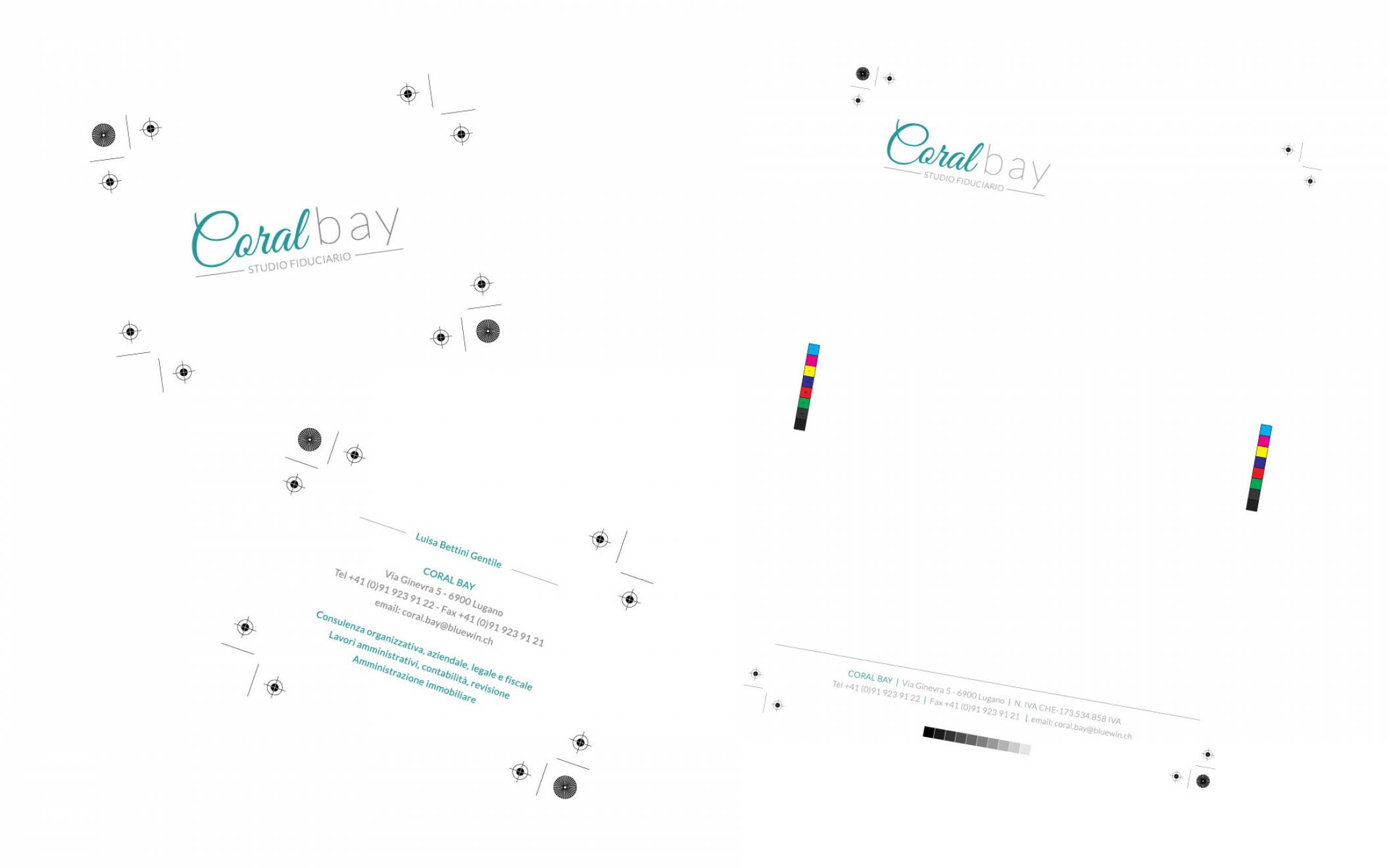 realizzazione immagine coordinata coral bay webagency NewVisibility