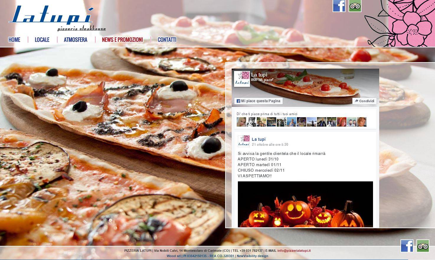 Collegamento con Facebook