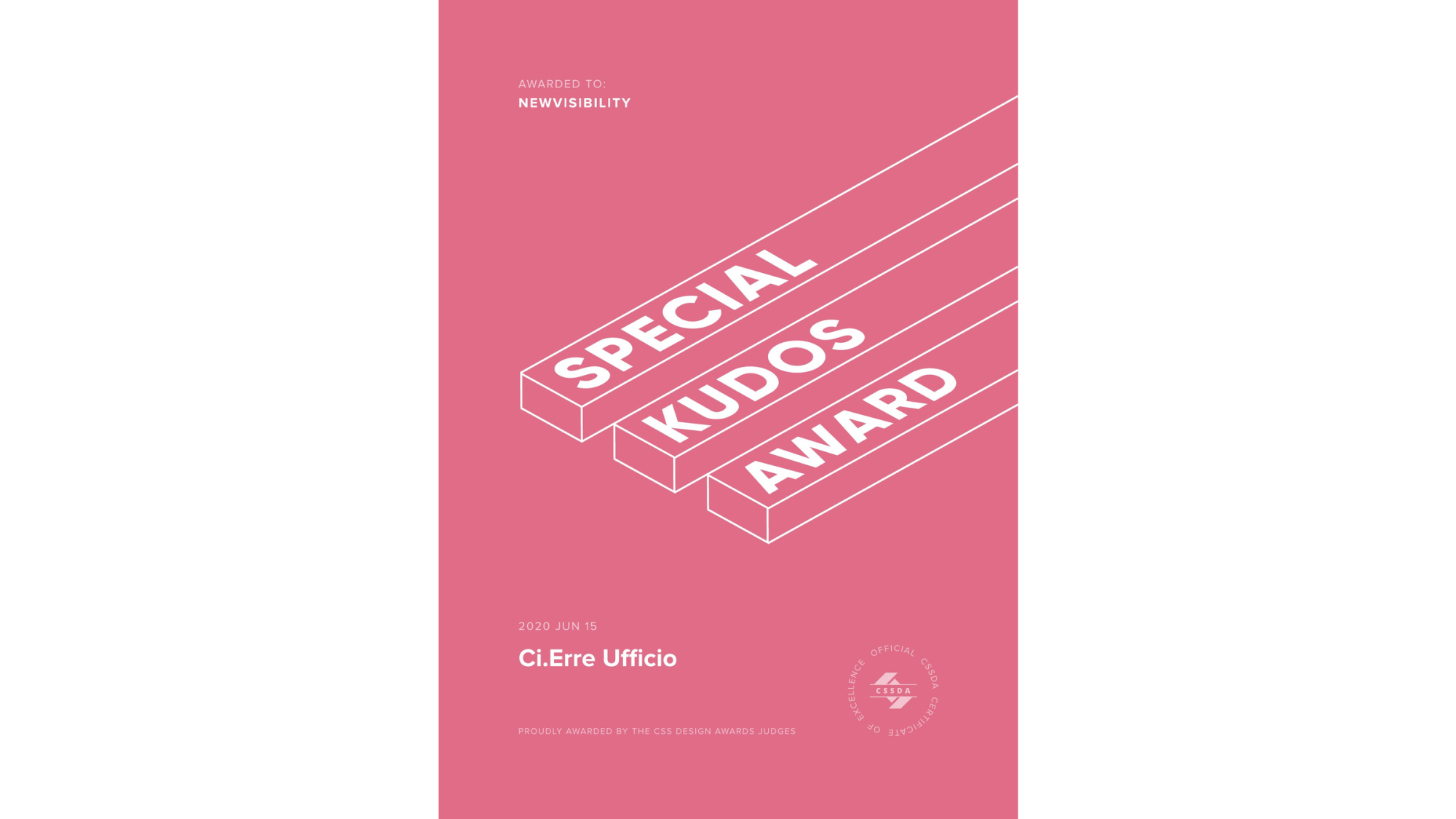 newvisibility-agenzia-web-comunicazione-premi-awards-2020-cssda-special-kudos-ci-erre-ufficio